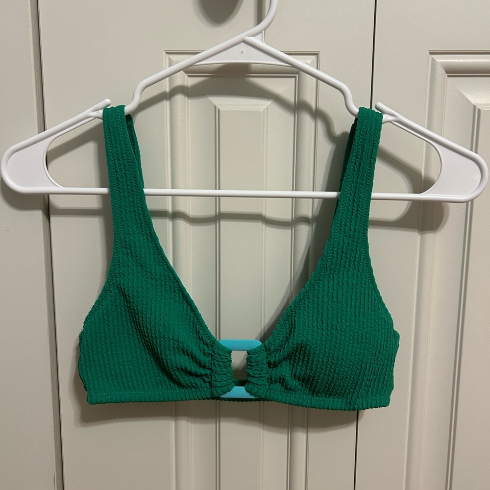 Aerie Real Good Green Scoop Bikini with Buckle